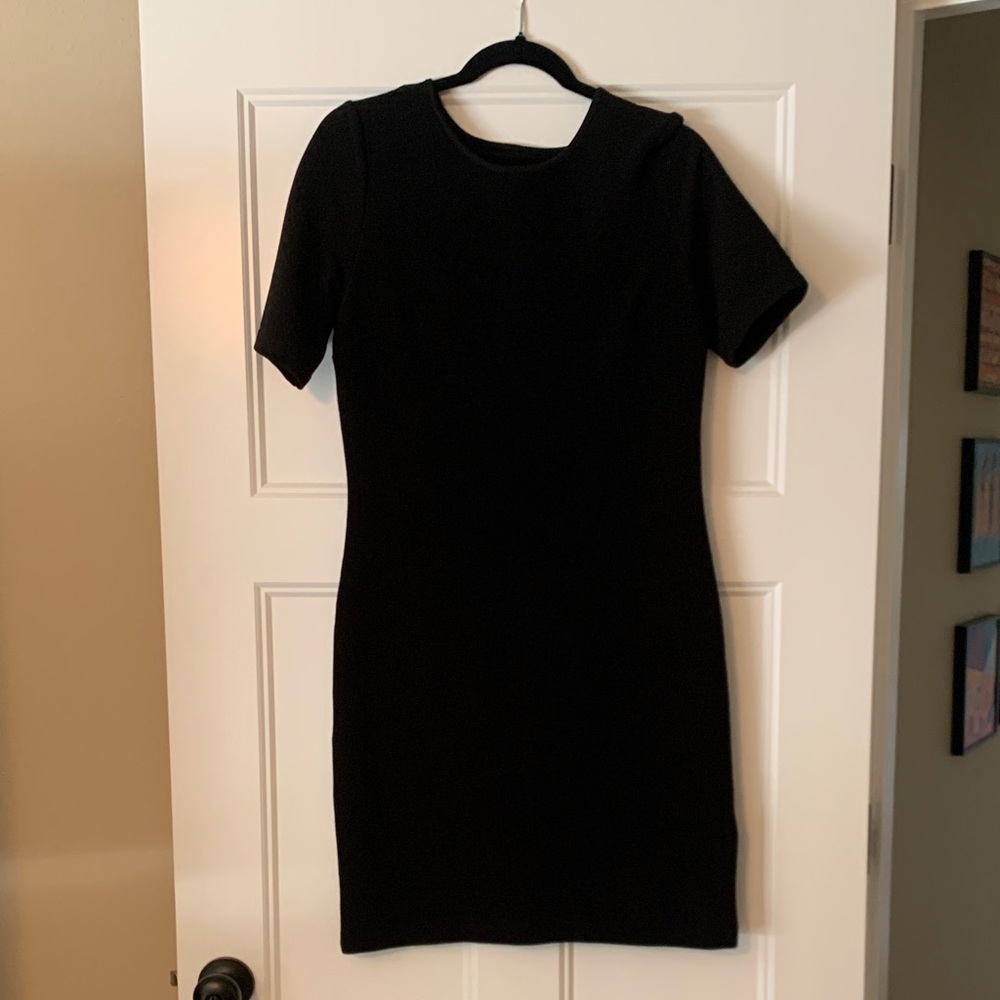 Mario Serrani Classic Black Mini Dress